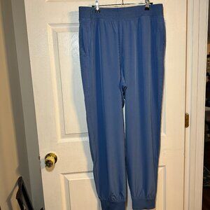 Rae Mode - Oxford St Woven Dance Studio Mid Rise Joggers - Indigo Blue - 1x - NW